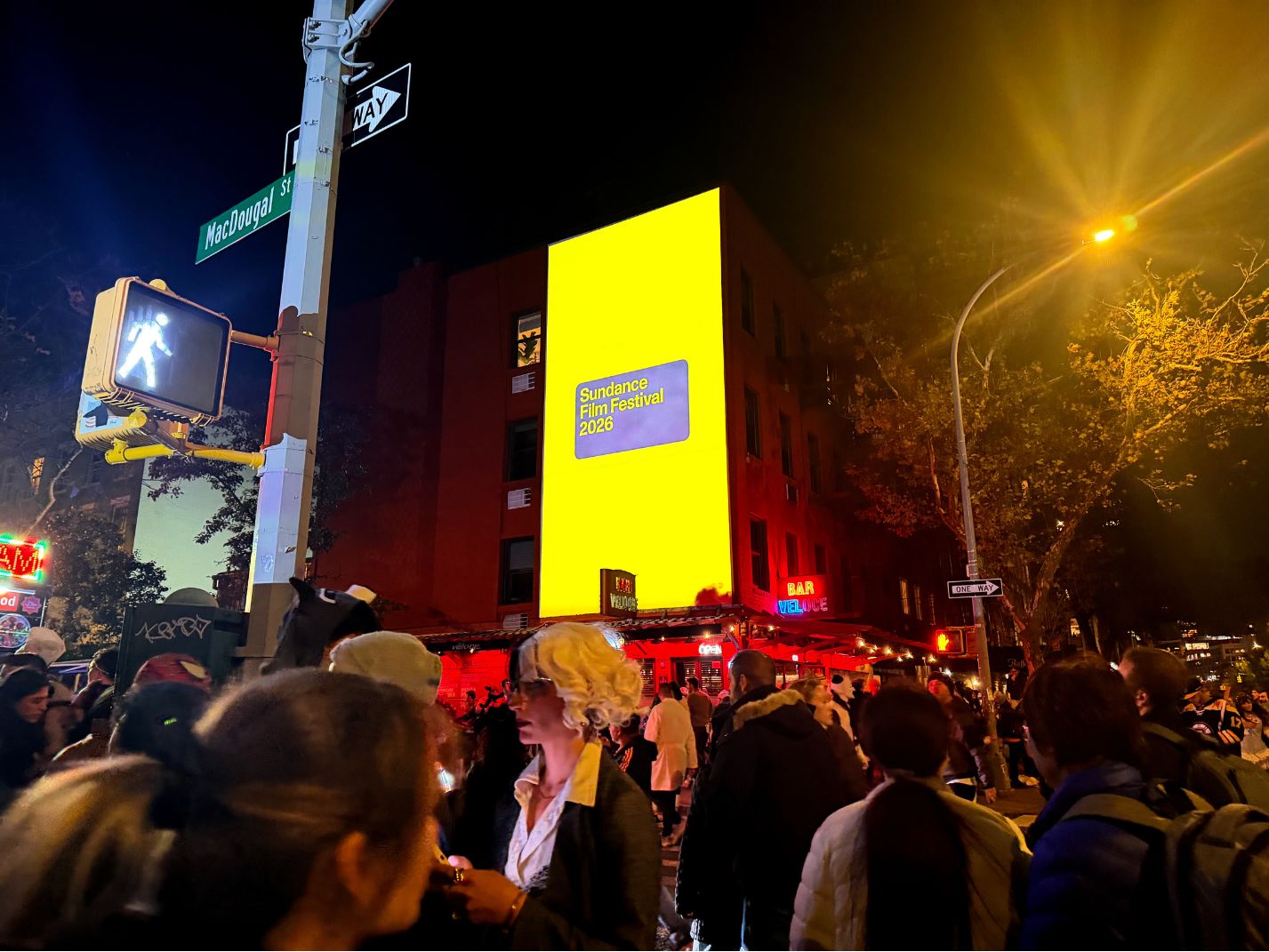 Permitted and guerrilla street-level projection